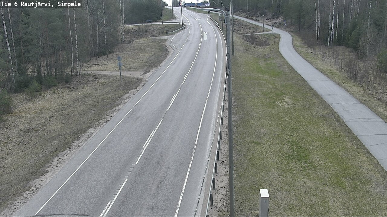 Kelikamerat Kuva Tie 6 Rautjärvi, Simpele, Rautjärvi, Etelä-Karjala