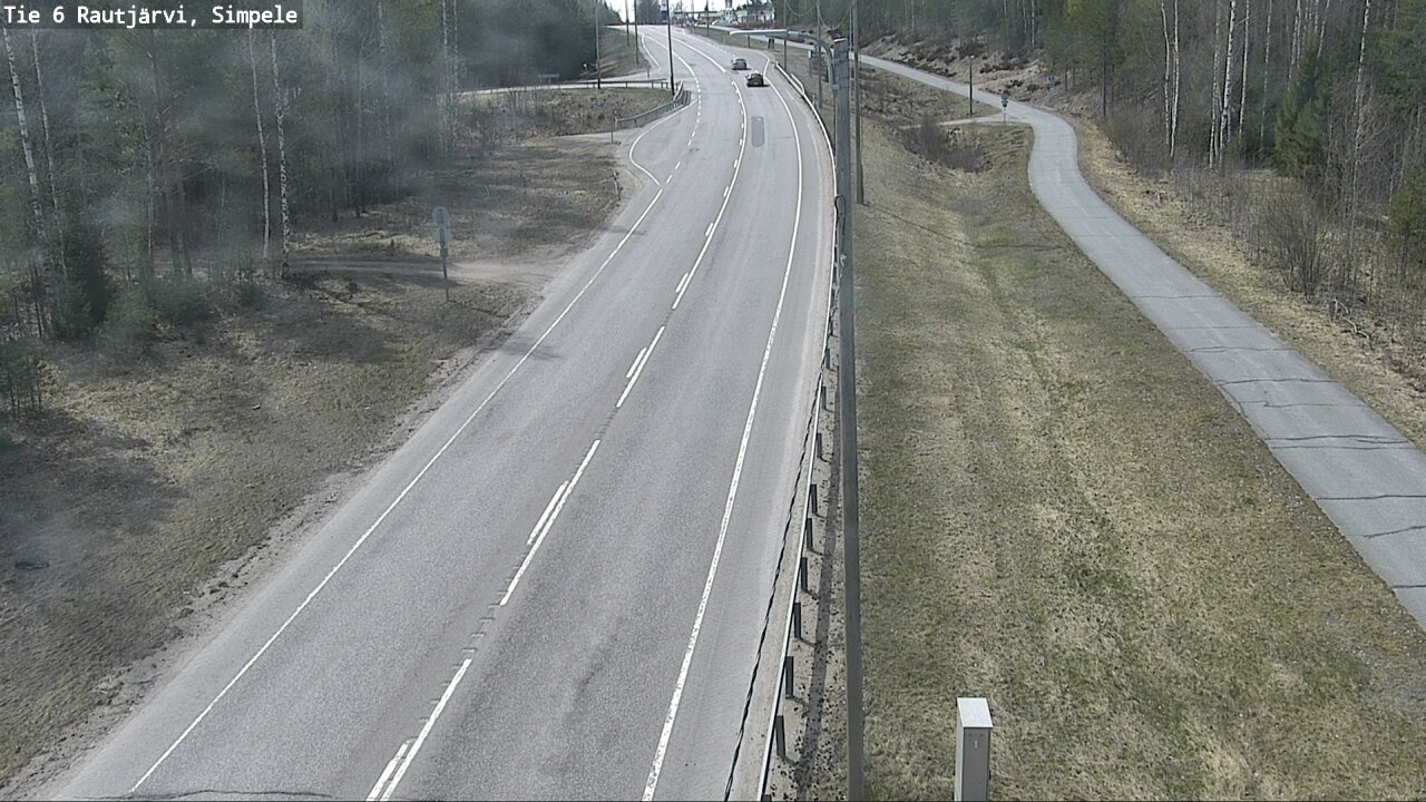 Kelikamerat Kuva Tie 6 Rautjärvi, Simpele, Rautjärvi, Etelä-Karjala