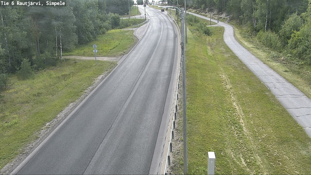 Kelikamerat Kuva Tie 6 Rautjärvi, Simpele, Rautjärvi, Etelä-Karjala