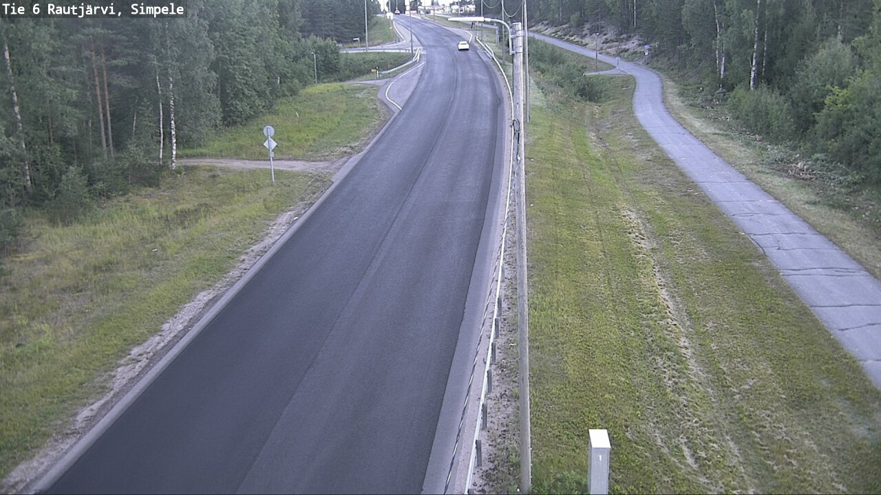Kelikamerat Kuva Tie 6 Rautjärvi, Simpele, Rautjärvi, Etelä-Karjala