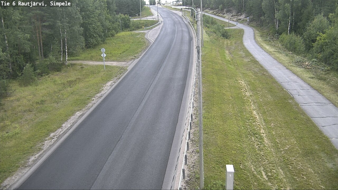 Kelikamerat Kuva Tie 6 Rautjärvi, Simpele, Rautjärvi, Etelä-Karjala