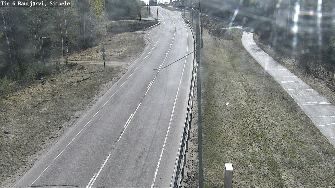 Kelikamerat Kuva Tie 6 Rautjärvi, Simpele, Rautjärvi, Etelä-Karjala