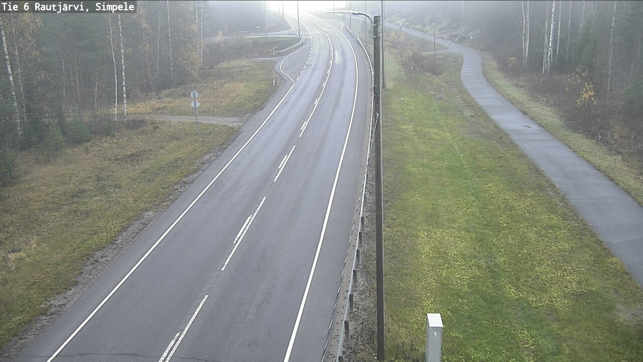 Kelikamerat Kuva Tie 6 Rautjärvi, Simpele, Rautjärvi, Etelä-Karjala