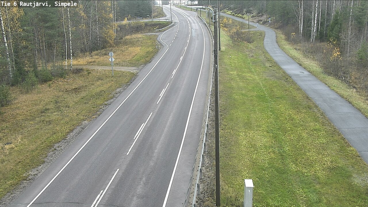 Kelikamerat Kuva Tie 6 Rautjärvi, Simpele, Rautjärvi, Etelä-Karjala