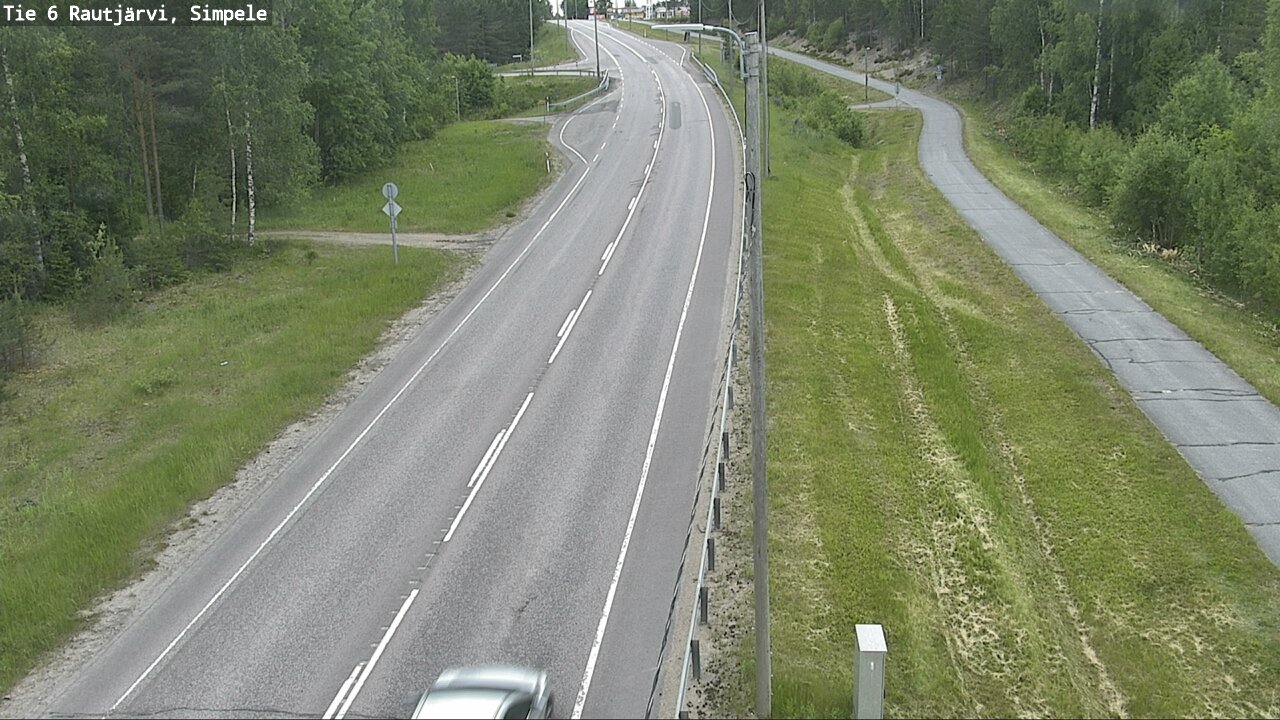 Kelikamerat Kuva Tie 6 Rautjärvi, Simpele, Rautjärvi, Etelä-Karjala