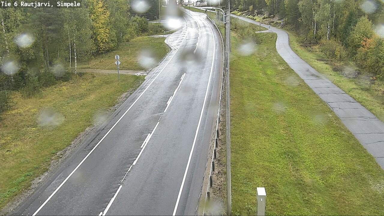 Weather Camera Image Road 6 Rautjärvi, Simpele, Rautjärvi, Etelä-Karjala