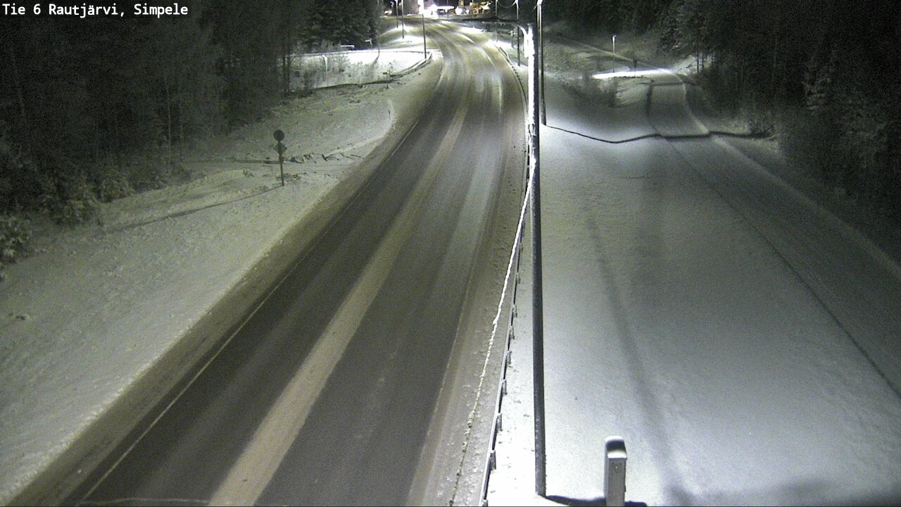 Kelikamerat Kuva Tie 6 Rautjärvi, Simpele, Rautjärvi, Etelä-Karjala