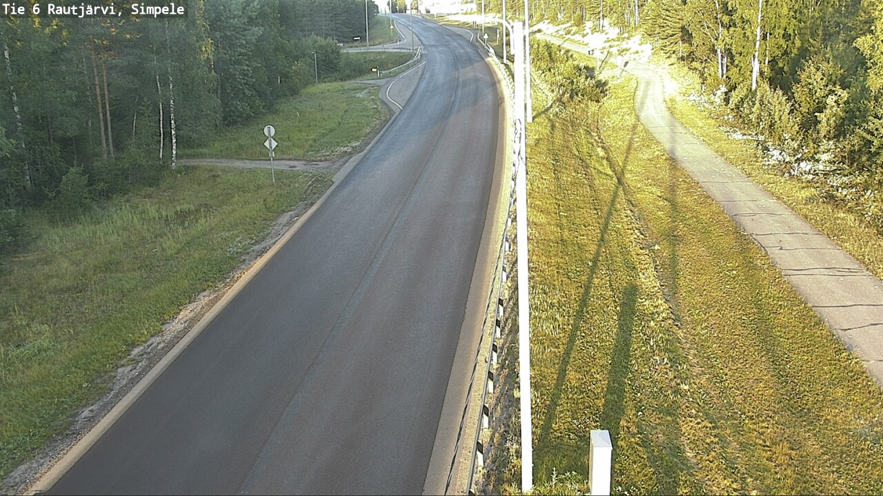 Kelikamerat Kuva Tie 6 Rautjärvi, Simpele, Rautjärvi, Etelä-Karjala
