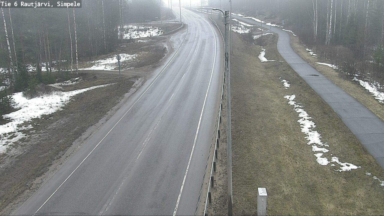 Kelikamerat Kuva Tie 6 Rautjärvi, Simpele, Rautjärvi, Etelä-Karjala