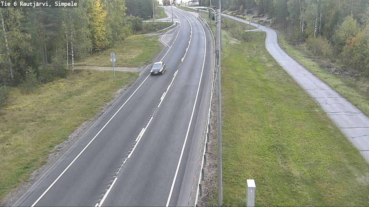Kelikamerat Kuva Tie 6 Rautjärvi, Simpele, Rautjärvi, Etelä-Karjala