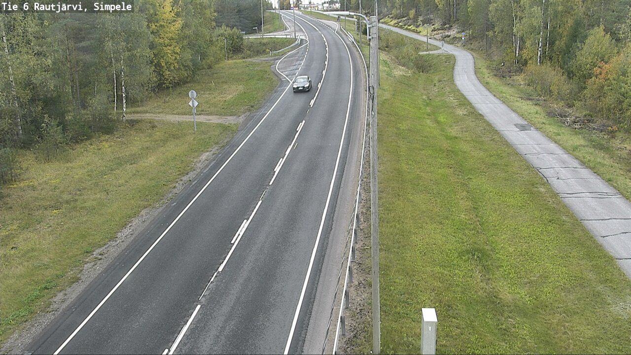 Kelikamerat Kuva Tie 6 Rautjärvi, Simpele, Rautjärvi, Etelä-Karjala