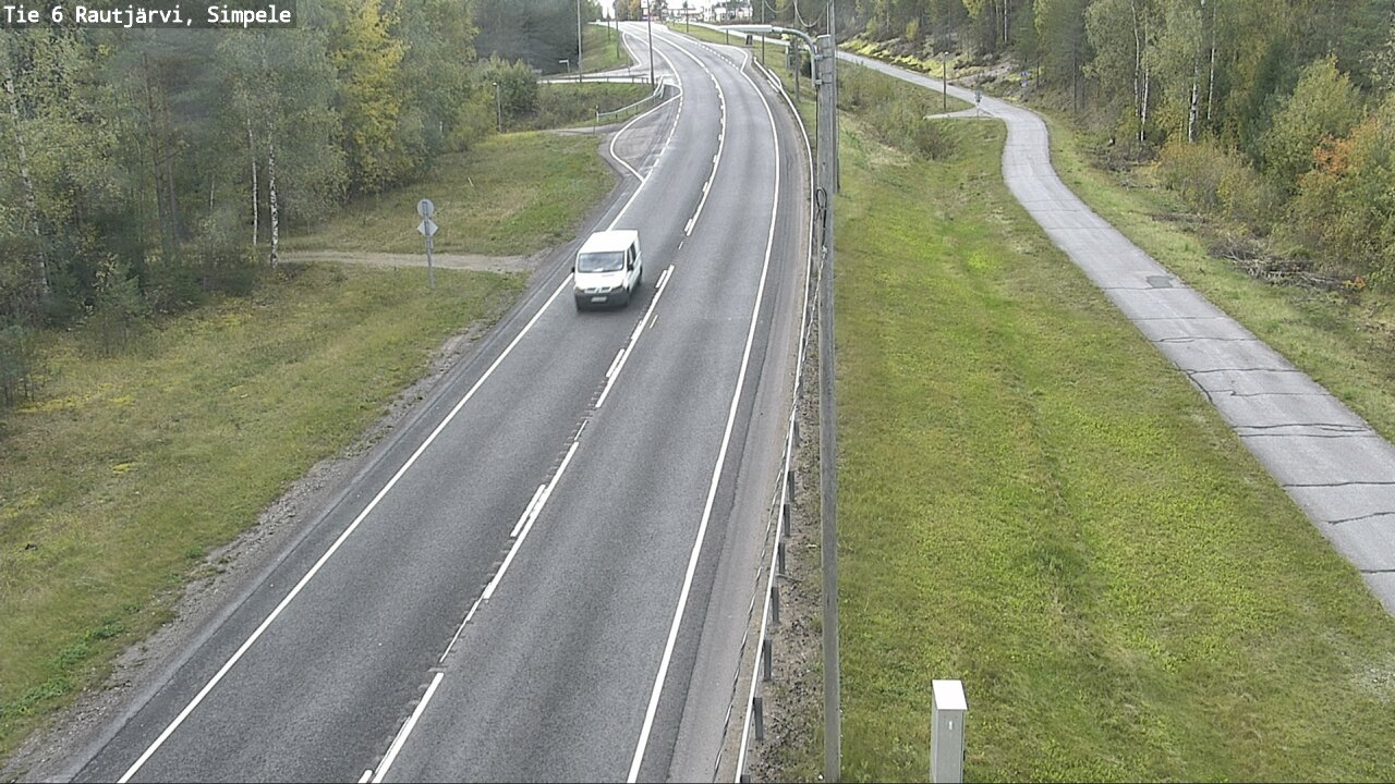 Kelikamerat Kuva Tie 6 Rautjärvi, Simpele, Rautjärvi, Etelä-Karjala