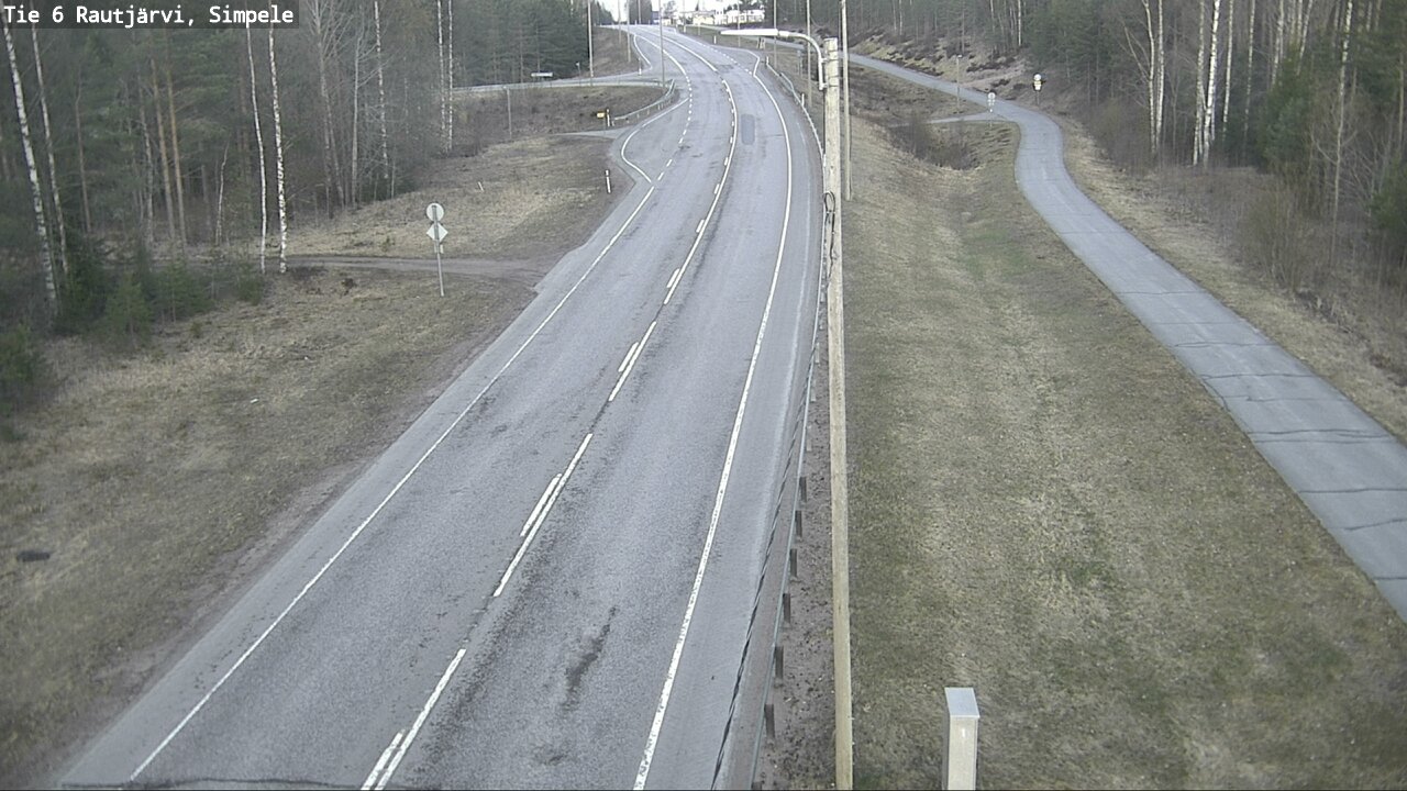 Kelikamerat Kuva Tie 6 Rautjärvi, Simpele, Rautjärvi, Etelä-Karjala