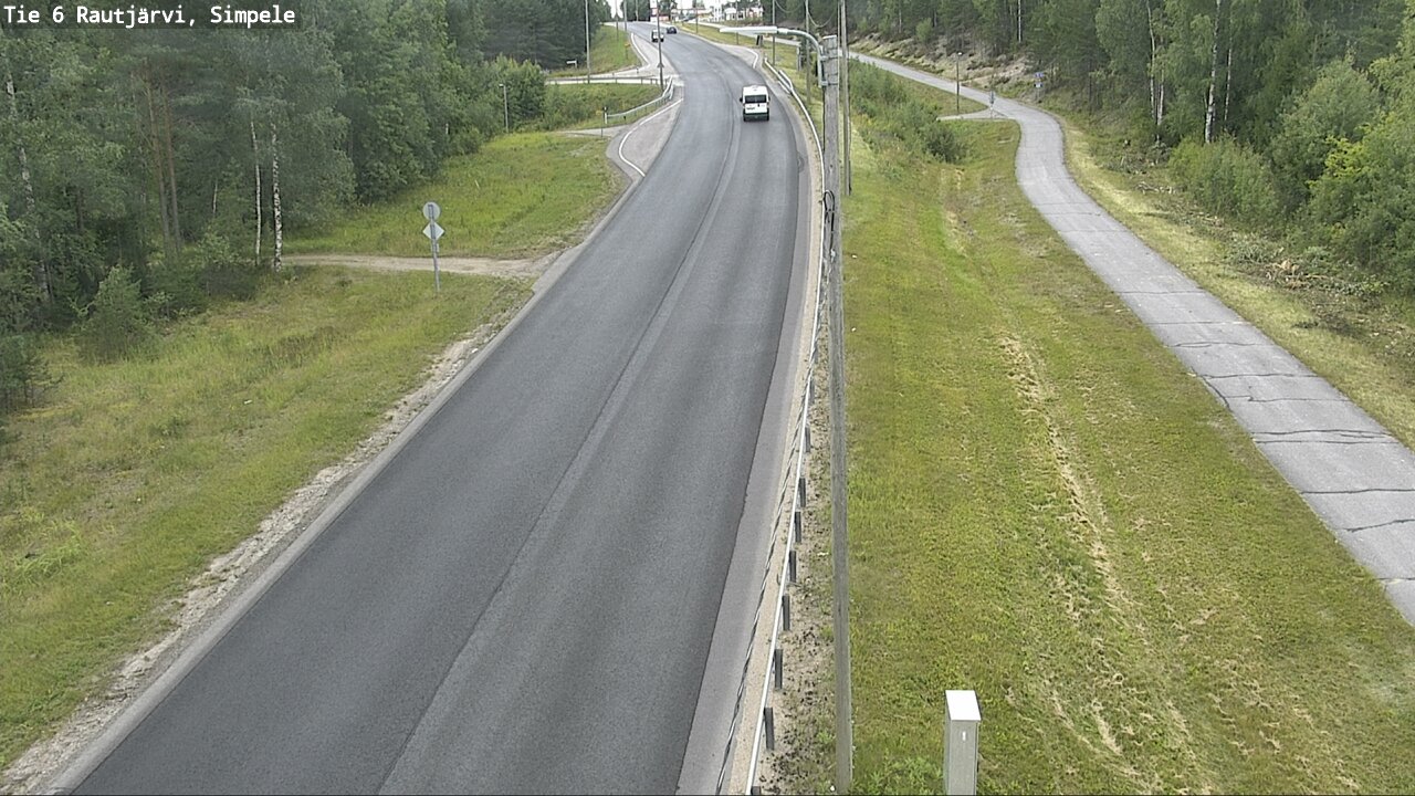 Kelikamerat Kuva Tie 6 Rautjärvi, Simpele, Rautjärvi, Etelä-Karjala