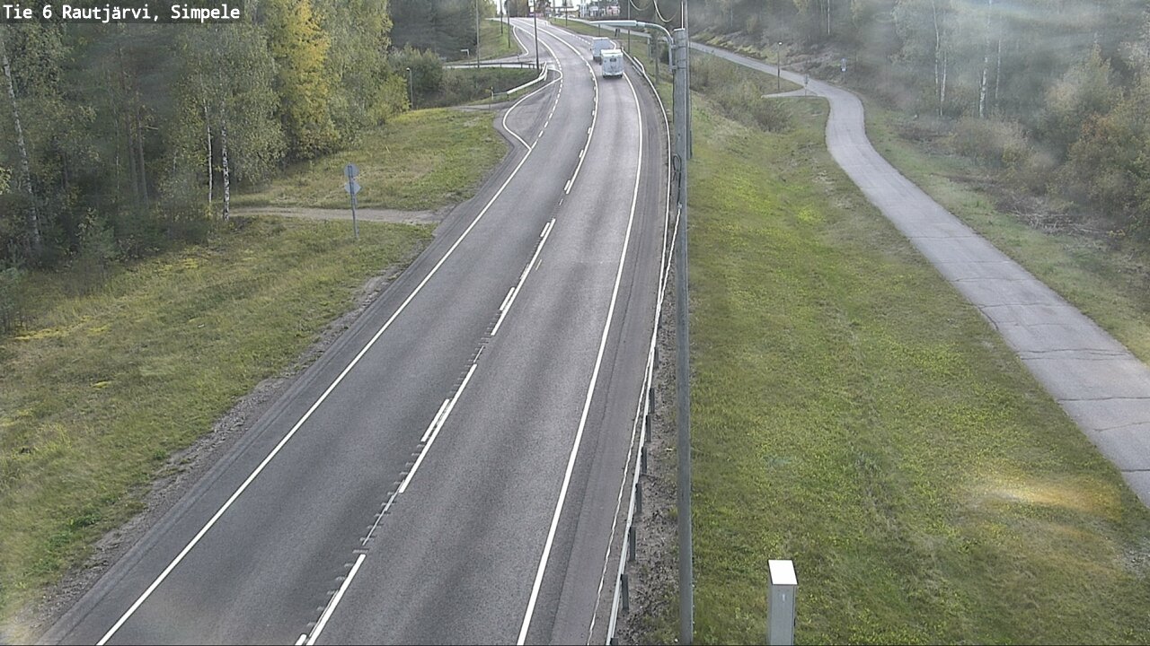 Kelikamerat Kuva Tie 6 Rautjärvi, Simpele, Rautjärvi, Etelä-Karjala