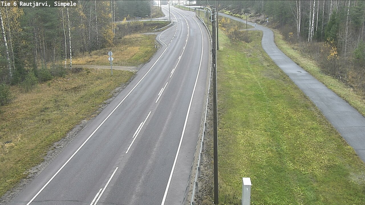 Kelikamerat Kuva Tie 6 Rautjärvi, Simpele, Rautjärvi, Etelä-Karjala