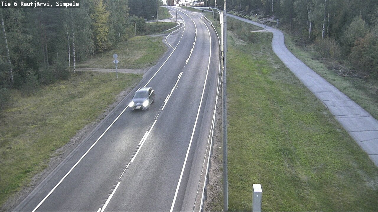 Kelikamerat Kuva Tie 6 Rautjärvi, Simpele, Rautjärvi, Etelä-Karjala