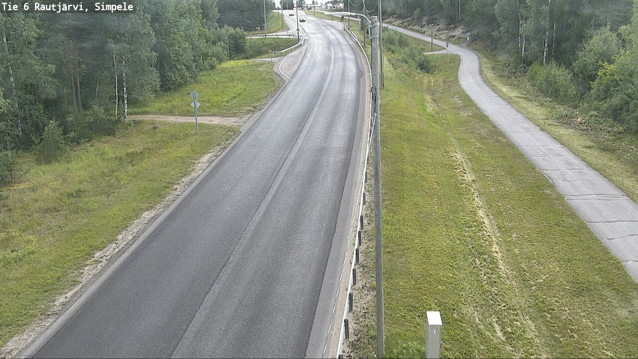 Kelikamerat Kuva Tie 6 Rautjärvi, Simpele, Rautjärvi, Etelä-Karjala
