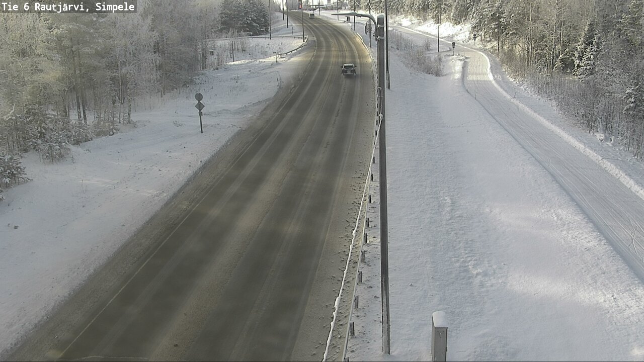 Kelikamerat Kuva Tie 6 Rautjärvi, Simpele, Rautjärvi, Etelä-Karjala