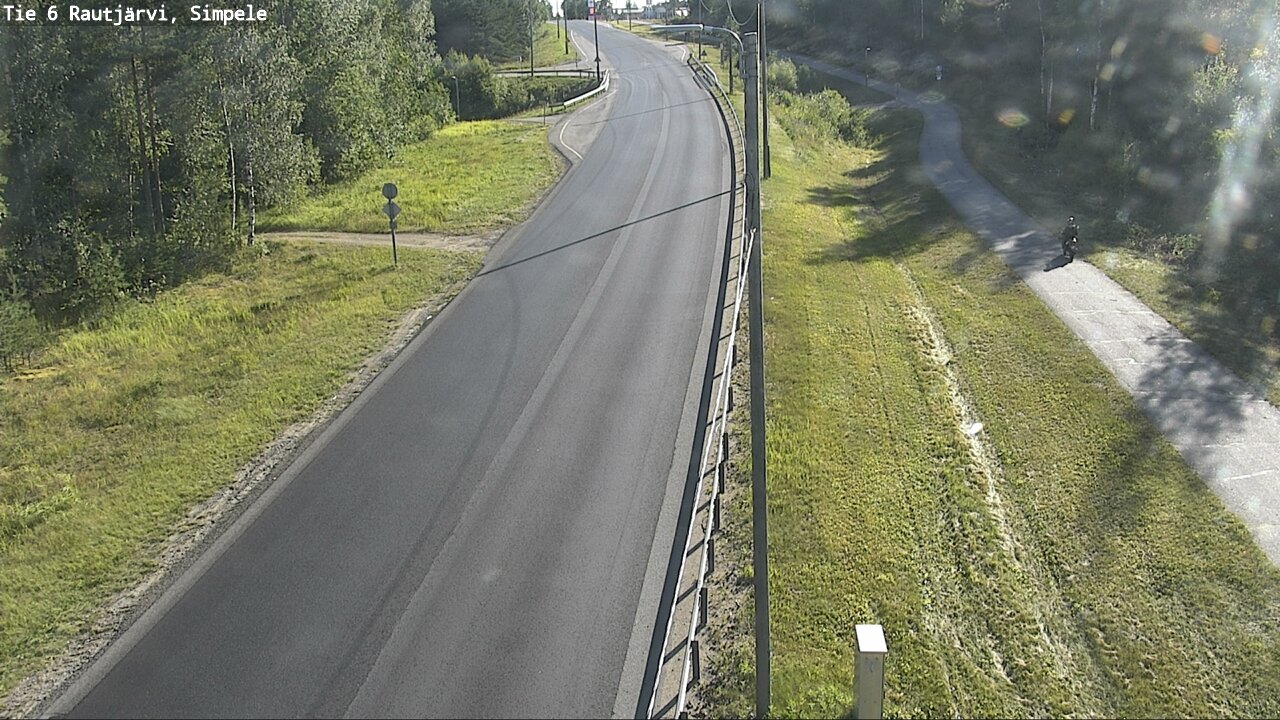 Kelikamerat Kuva Tie 6 Rautjärvi, Simpele, Rautjärvi, Etelä-Karjala