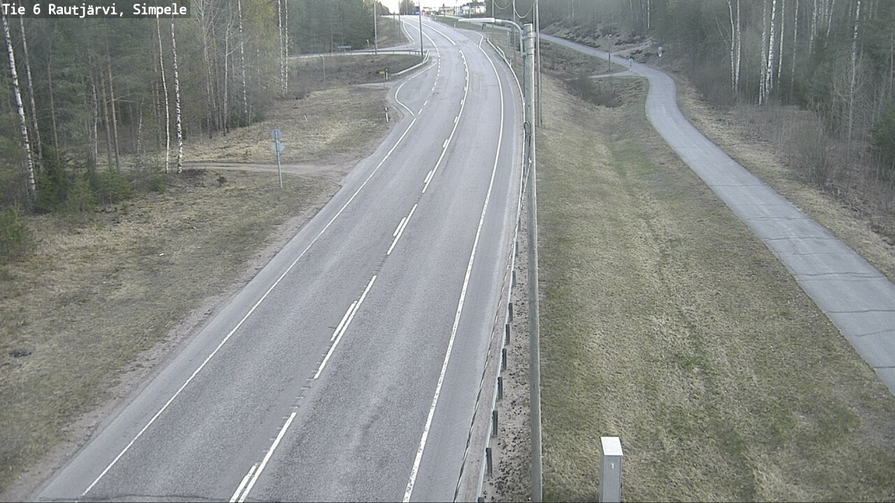 Kelikamerat Kuva Tie 6 Rautjärvi, Simpele, Rautjärvi, Etelä-Karjala
