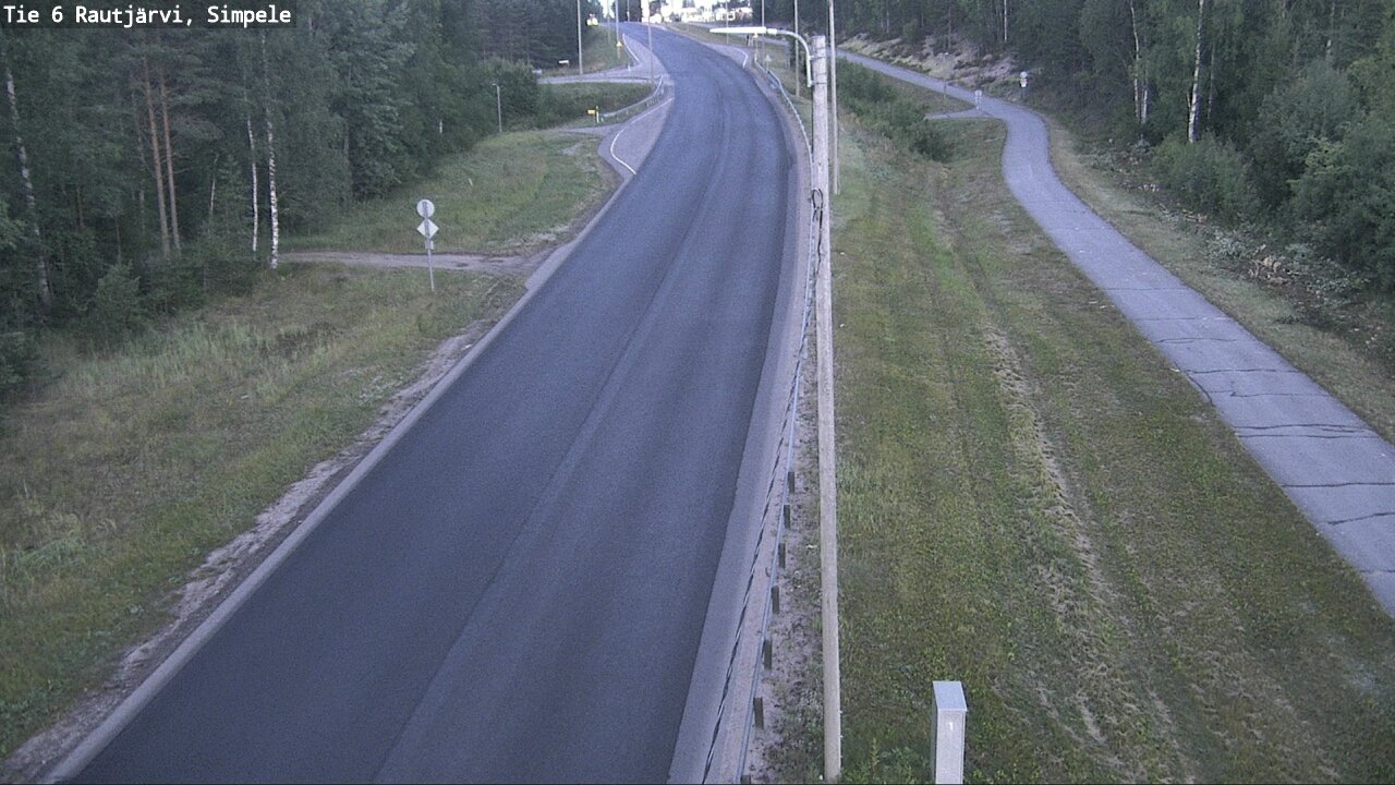 Kelikamerat Kuva Tie 6 Rautjärvi, Simpele, Rautjärvi, Etelä-Karjala