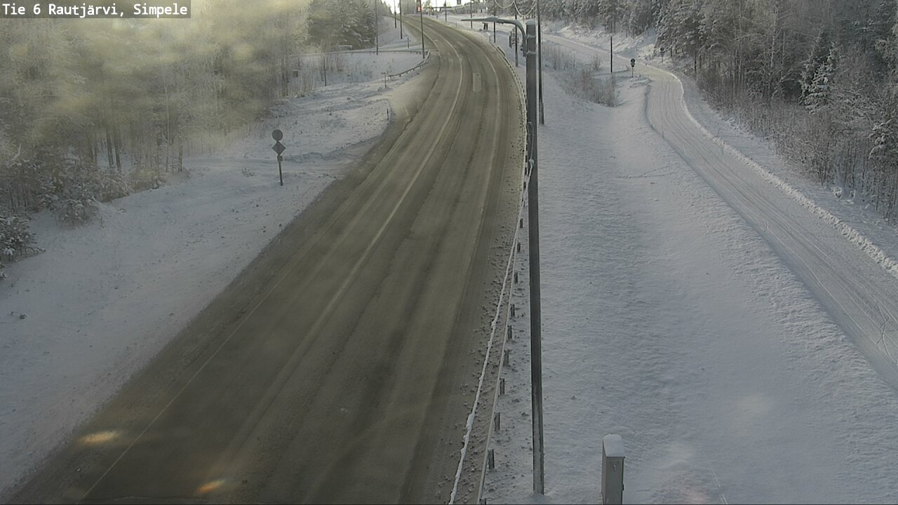 Kelikamerat Kuva Tie 6 Rautjärvi, Simpele, Rautjärvi, Etelä-Karjala