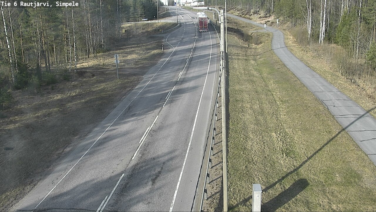 Kelikamerat Kuva Tie 6 Rautjärvi, Simpele, Rautjärvi, Etelä-Karjala
