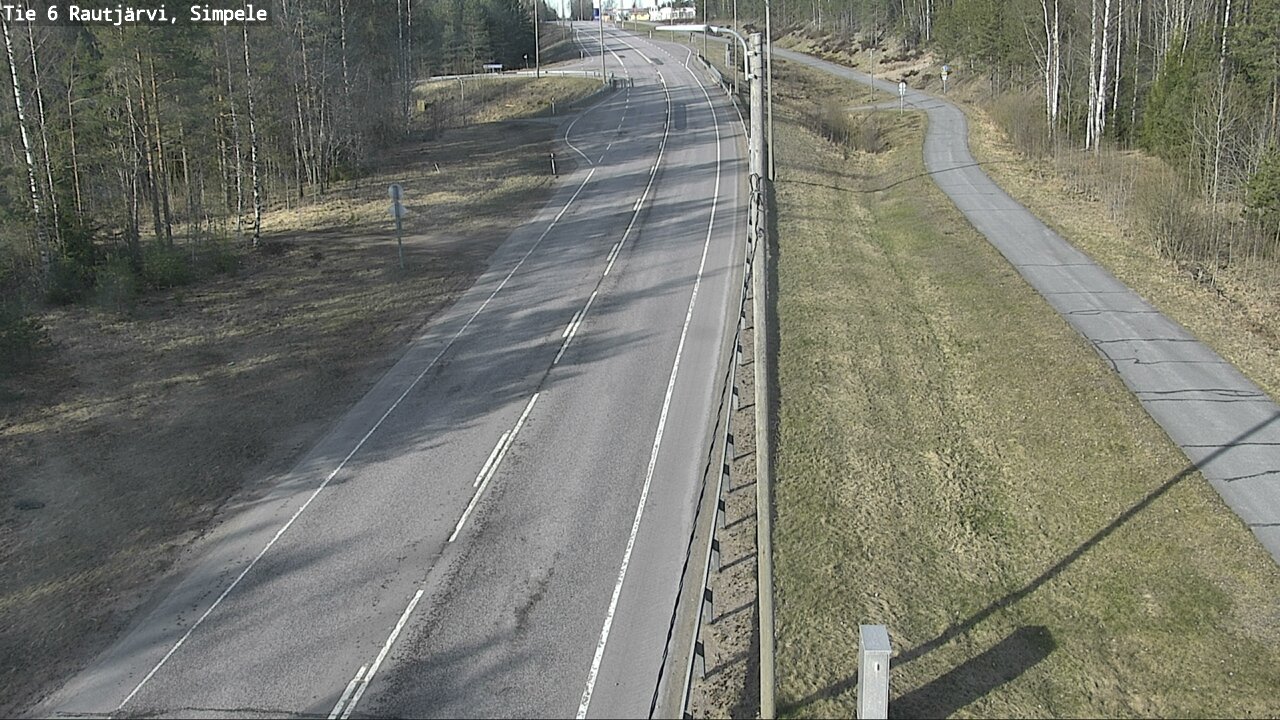 Kelikamerat Kuva Tie 6 Rautjärvi, Simpele, Rautjärvi, Etelä-Karjala