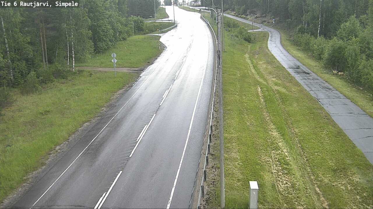 Kelikamerat Kuva Tie 6 Rautjärvi, Simpele, Rautjärvi, Etelä-Karjala