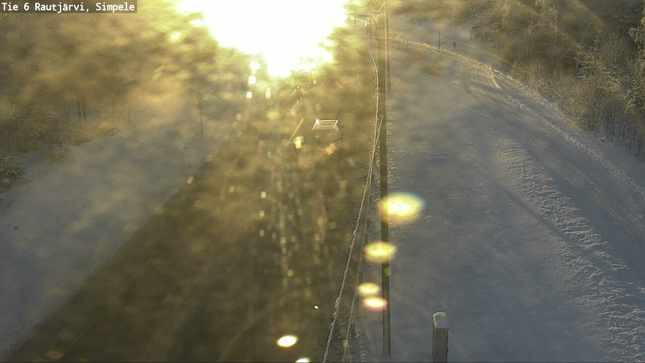 Kelikamerat Kuva Tie 6 Rautjärvi, Simpele, Rautjärvi, Etelä-Karjala