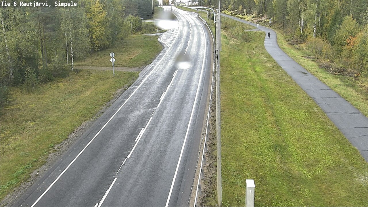 Weather Camera Image Road 6 Rautjärvi, Simpele, Rautjärvi, Etelä-Karjala