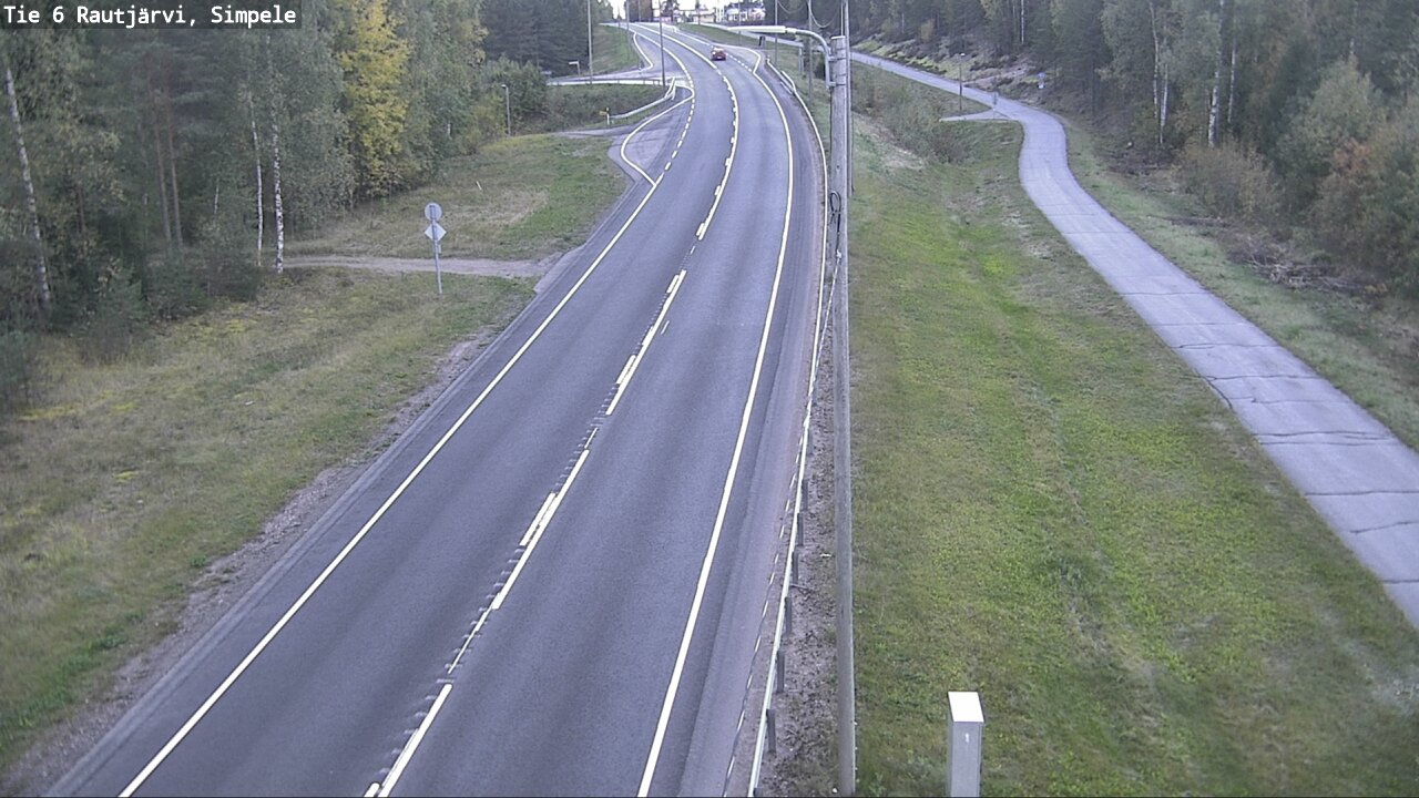 Kelikamerat Kuva Tie 6 Rautjärvi, Simpele, Rautjärvi, Etelä-Karjala