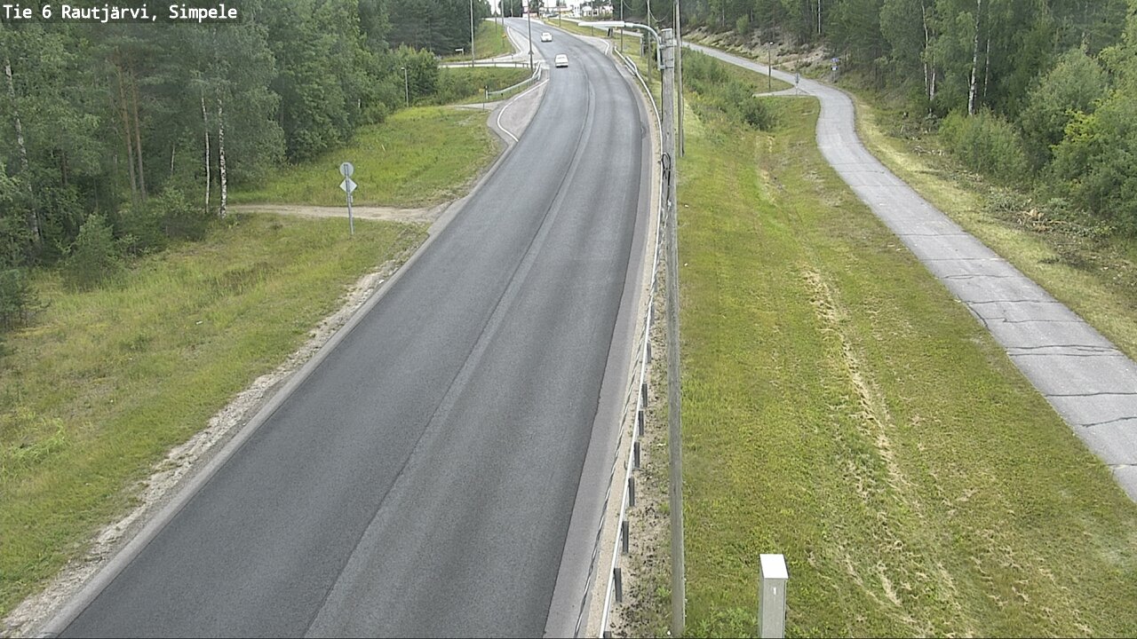 Kelikamerat Kuva Tie 6 Rautjärvi, Simpele, Rautjärvi, Etelä-Karjala