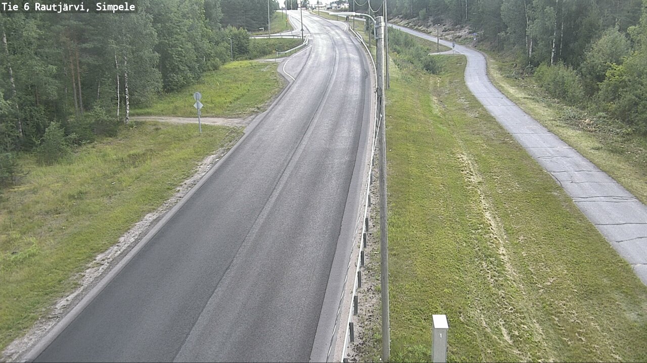 Kelikamerat Kuva Tie 6 Rautjärvi, Simpele, Rautjärvi, Etelä-Karjala