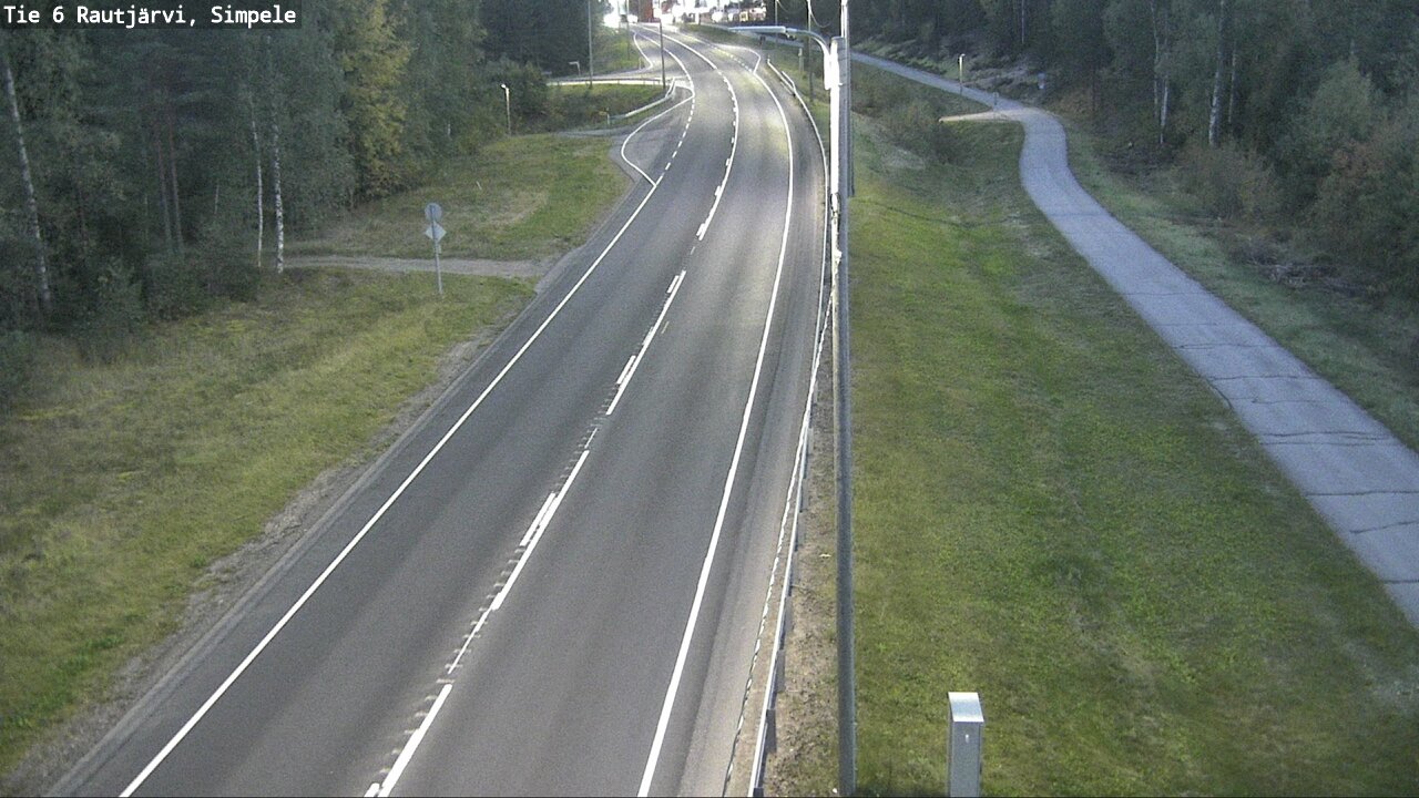 Kelikamerat Kuva Tie 6 Rautjärvi, Simpele, Rautjärvi, Etelä-Karjala