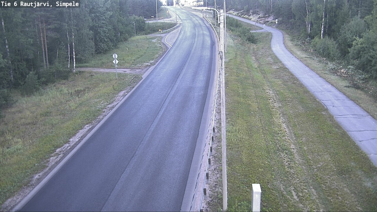 Kelikamerat Kuva Tie 6 Rautjärvi, Simpele, Rautjärvi, Etelä-Karjala