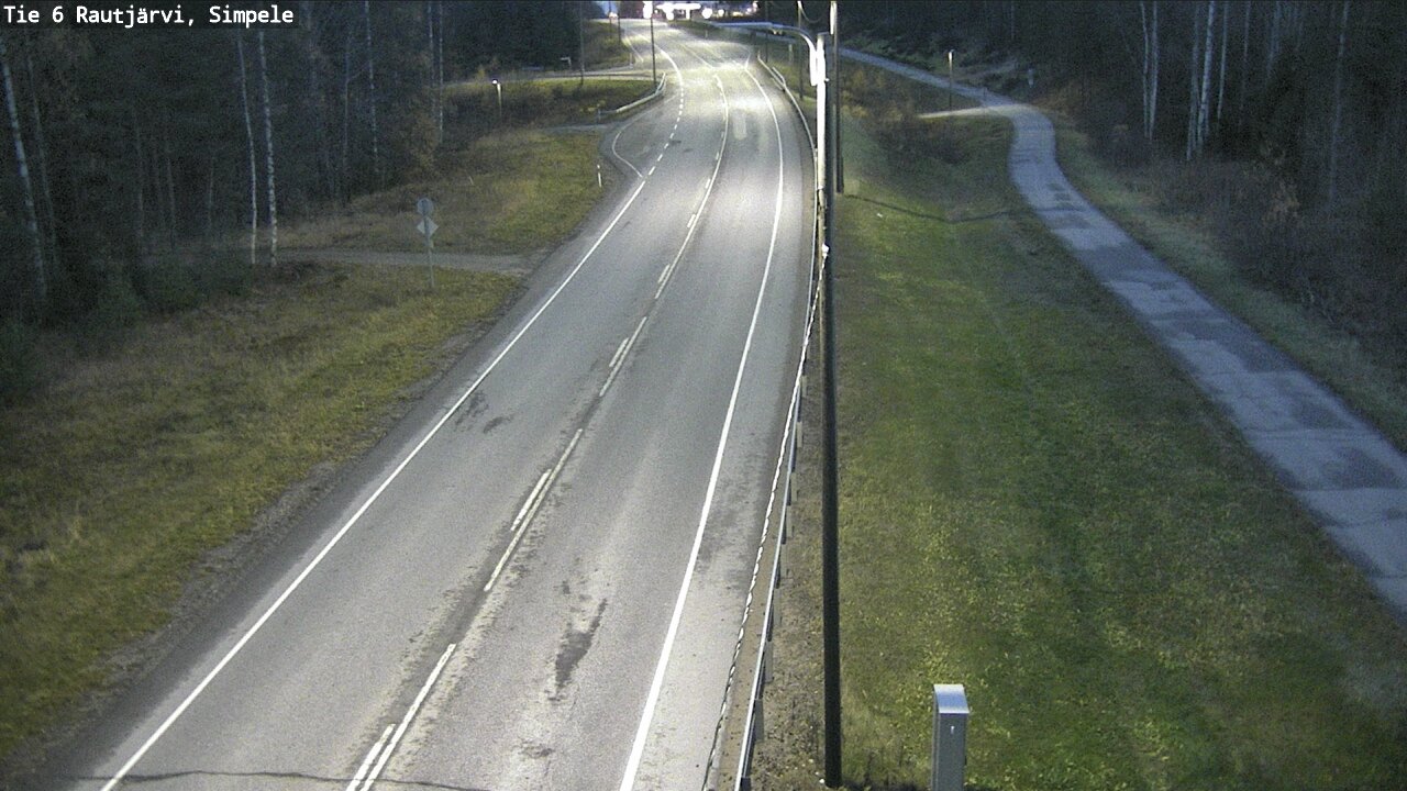 Kelikamerat Kuva Tie 6 Rautjärvi, Simpele, Rautjärvi, Etelä-Karjala