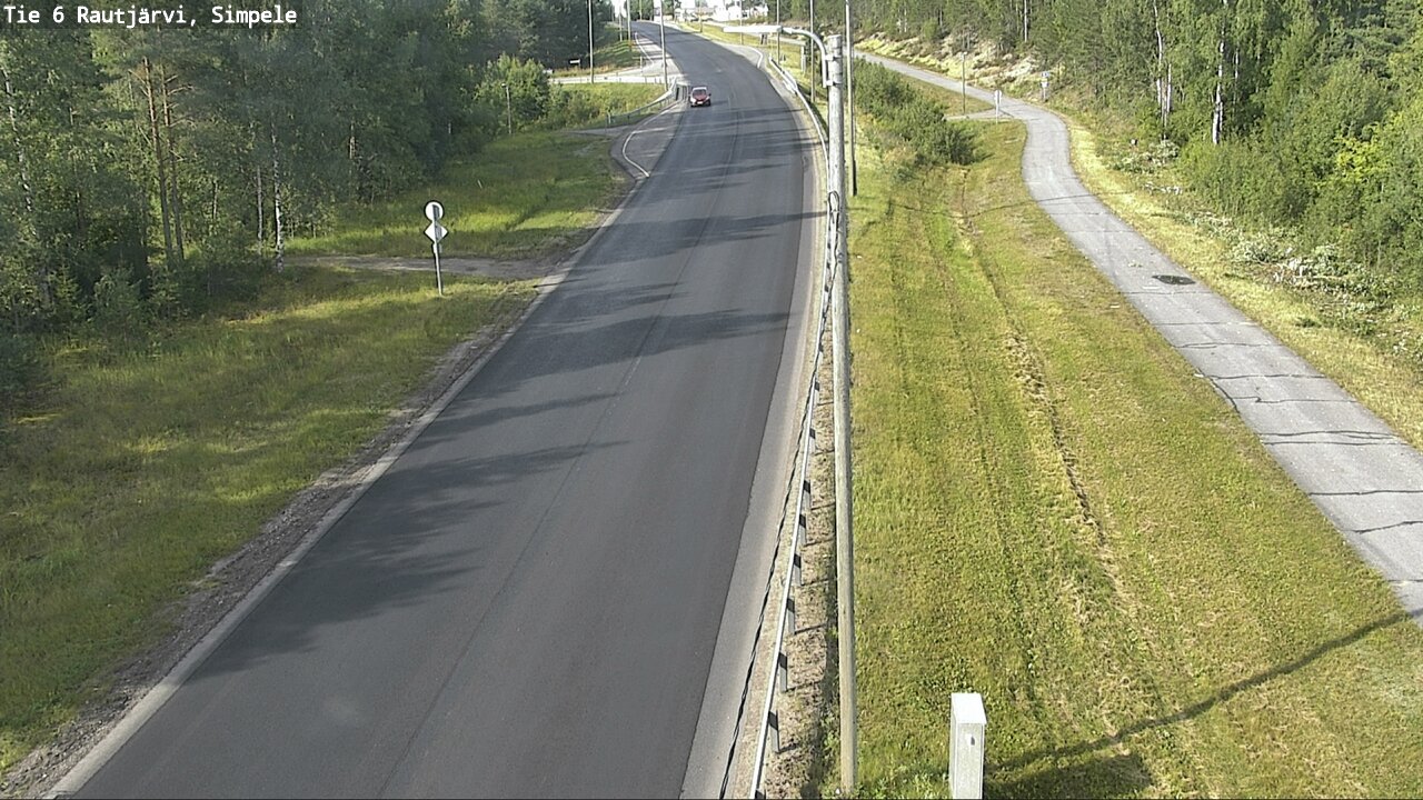 Kelikamerat Kuva Tie 6 Rautjärvi, Simpele, Rautjärvi, Etelä-Karjala