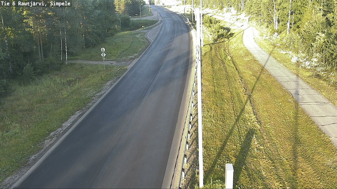 Kelikamerat Kuva Tie 6 Rautjärvi, Simpele, Rautjärvi, Etelä-Karjala
