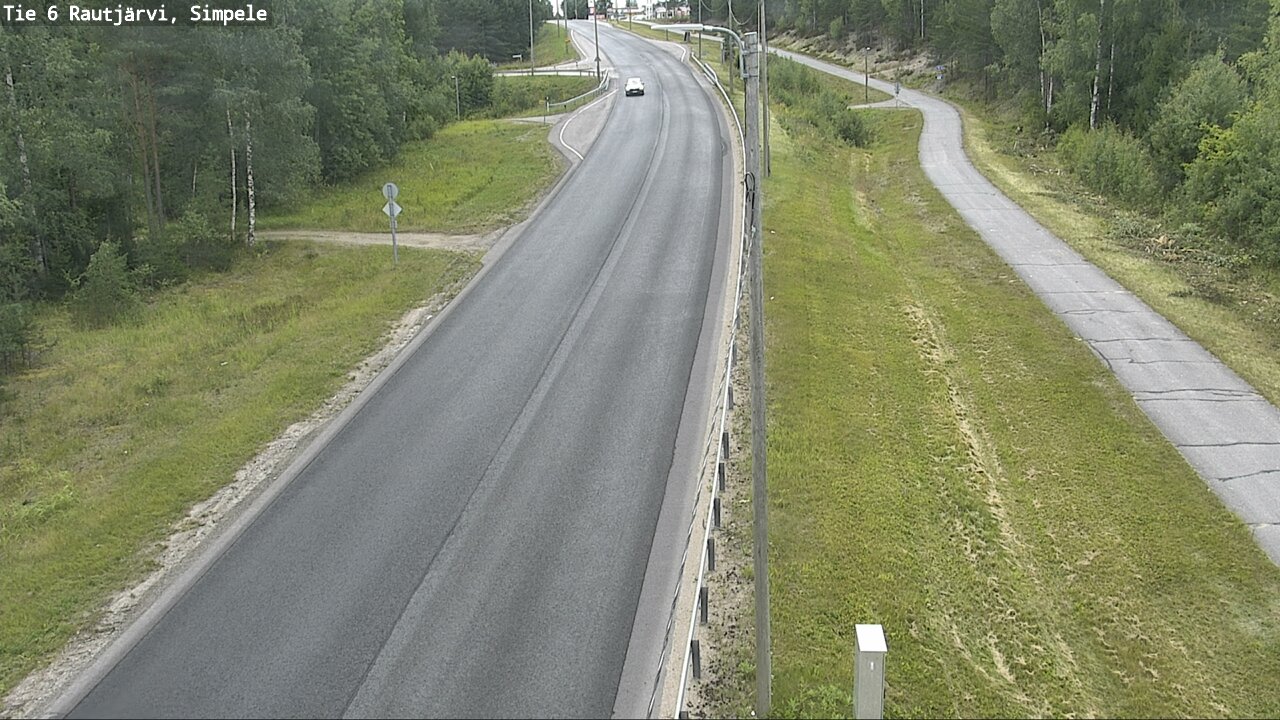 Kelikamerat Kuva Tie 6 Rautjärvi, Simpele, Rautjärvi, Etelä-Karjala