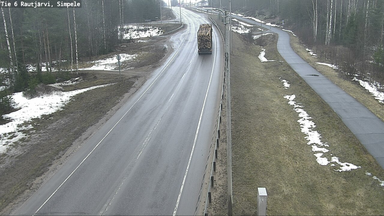 Kelikamerat Kuva Tie 6 Rautjärvi, Simpele, Rautjärvi, Etelä-Karjala