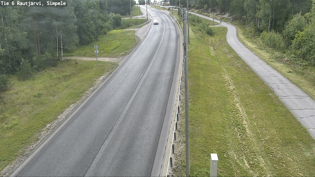 Kelikamerat Kuva Tie 6 Rautjärvi, Simpele, Rautjärvi, Etelä-Karjala