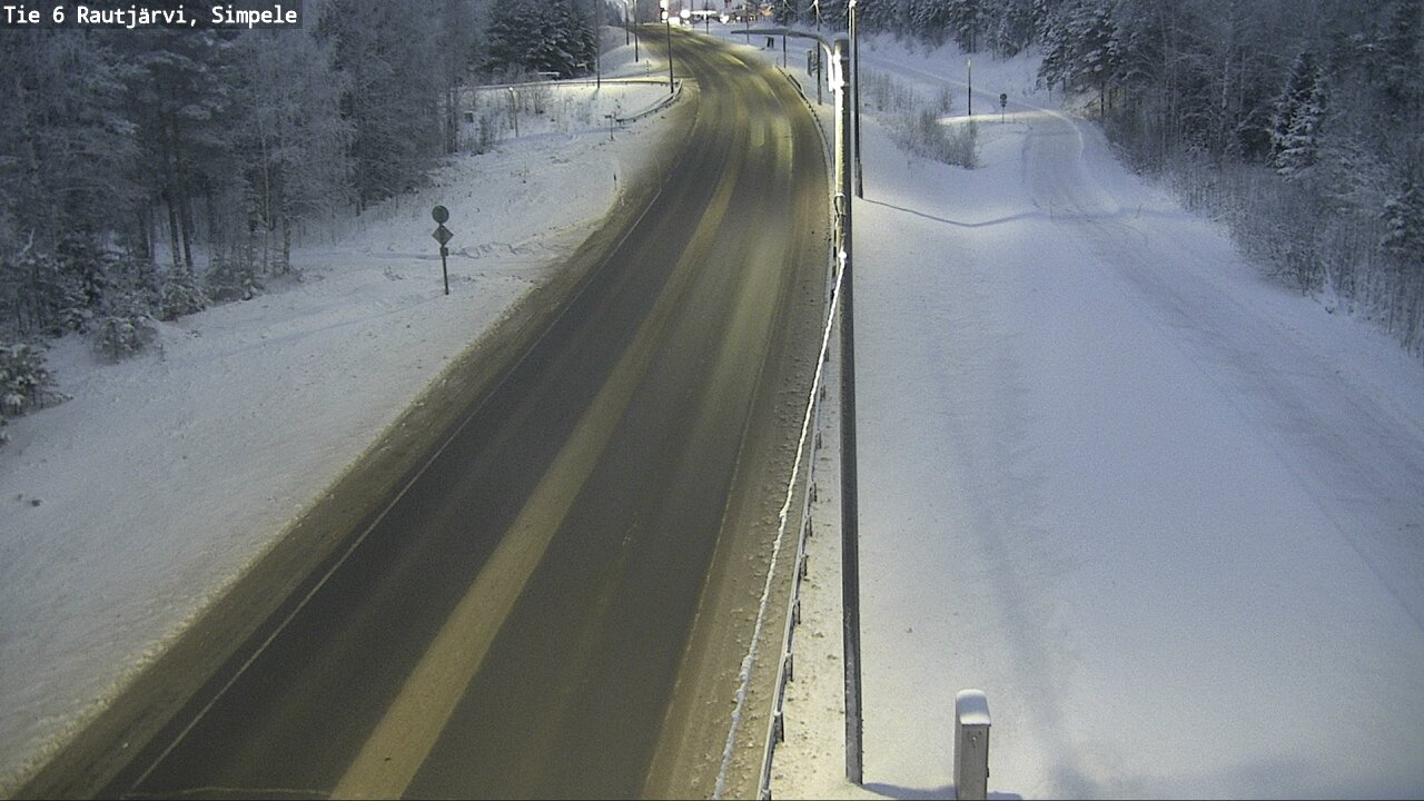 Kelikamerat Kuva Tie 6 Rautjärvi, Simpele, Rautjärvi, Etelä-Karjala