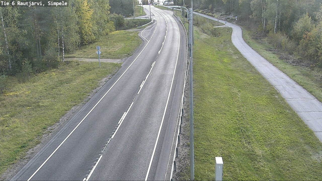 Kelikamerat Kuva Tie 6 Rautjärvi, Simpele, Rautjärvi, Etelä-Karjala