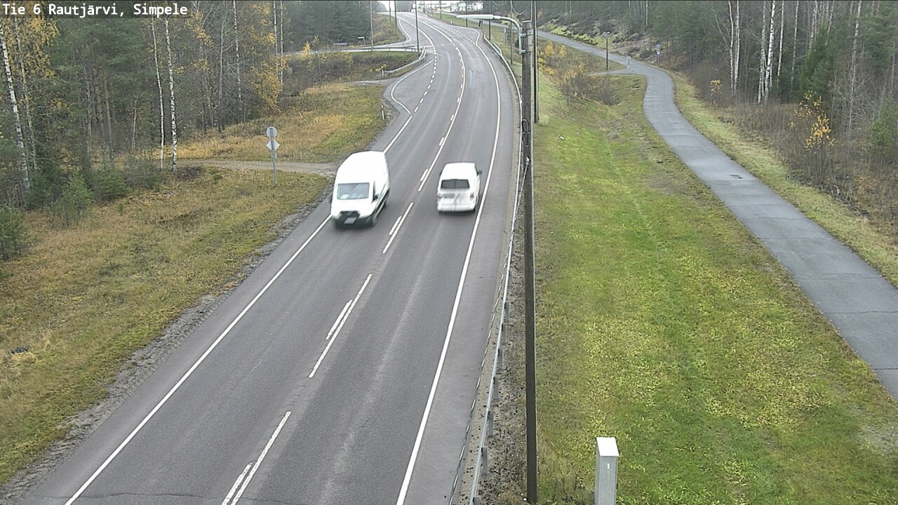 Kelikamerat Kuva Tie 6 Rautjärvi, Simpele, Rautjärvi, Etelä-Karjala