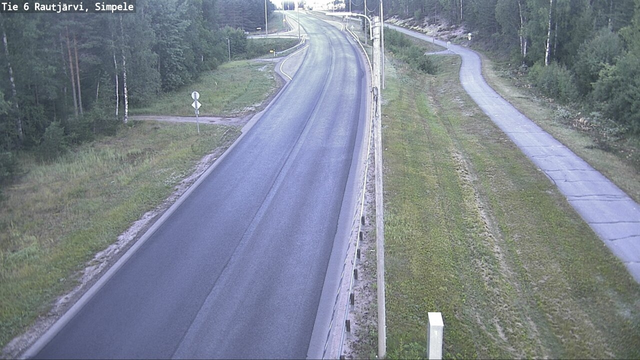 Kelikamerat Kuva Tie 6 Rautjärvi, Simpele, Rautjärvi, Etelä-Karjala