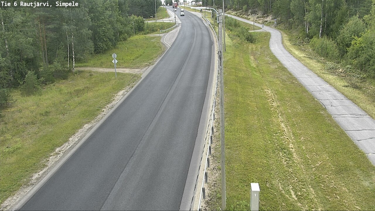 Kelikamerat Kuva Tie 6 Rautjärvi, Simpele, Rautjärvi, Etelä-Karjala