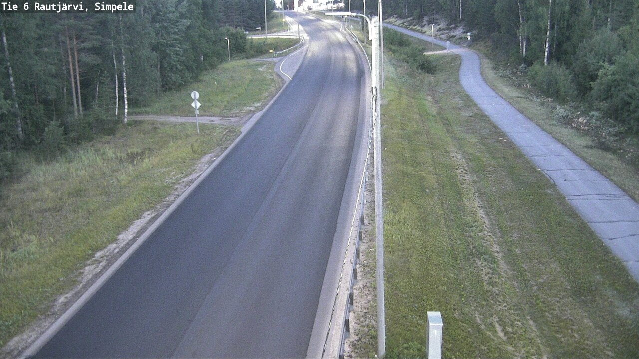Kelikamerat Kuva Tie 6 Rautjärvi, Simpele, Rautjärvi, Etelä-Karjala