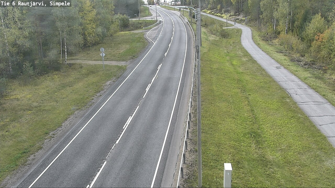 Kelikamerat Kuva Tie 6 Rautjärvi, Simpele, Rautjärvi, Etelä-Karjala